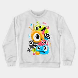 Bright cartoon doodle Crewneck Sweatshirt